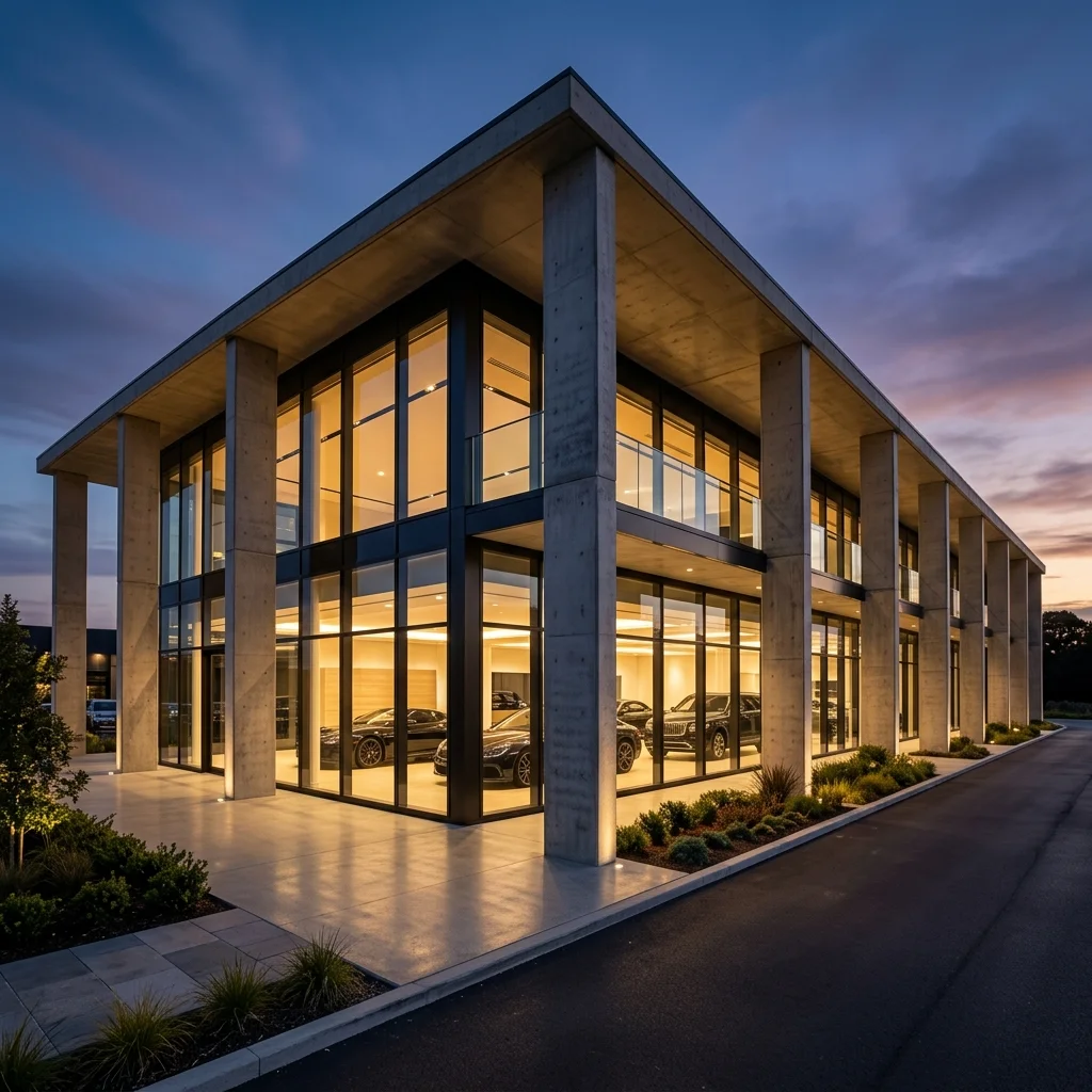 GOGER exterior luxury car showroom