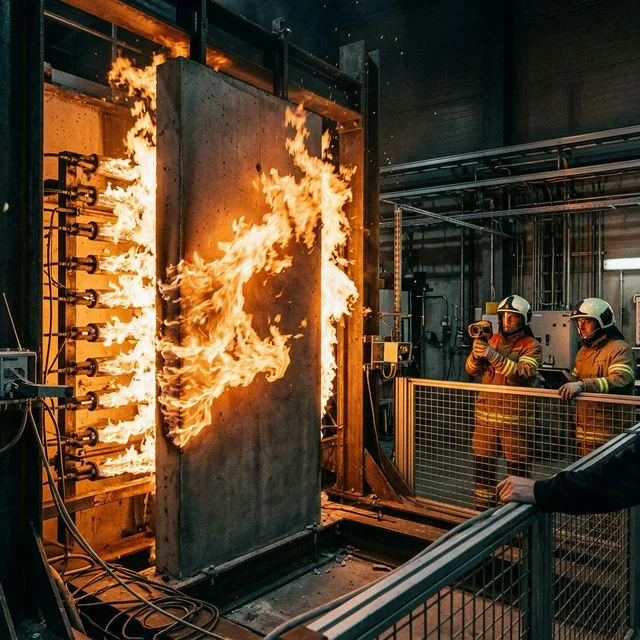 Independent fire resistance laboratory test — GOGER wall panel