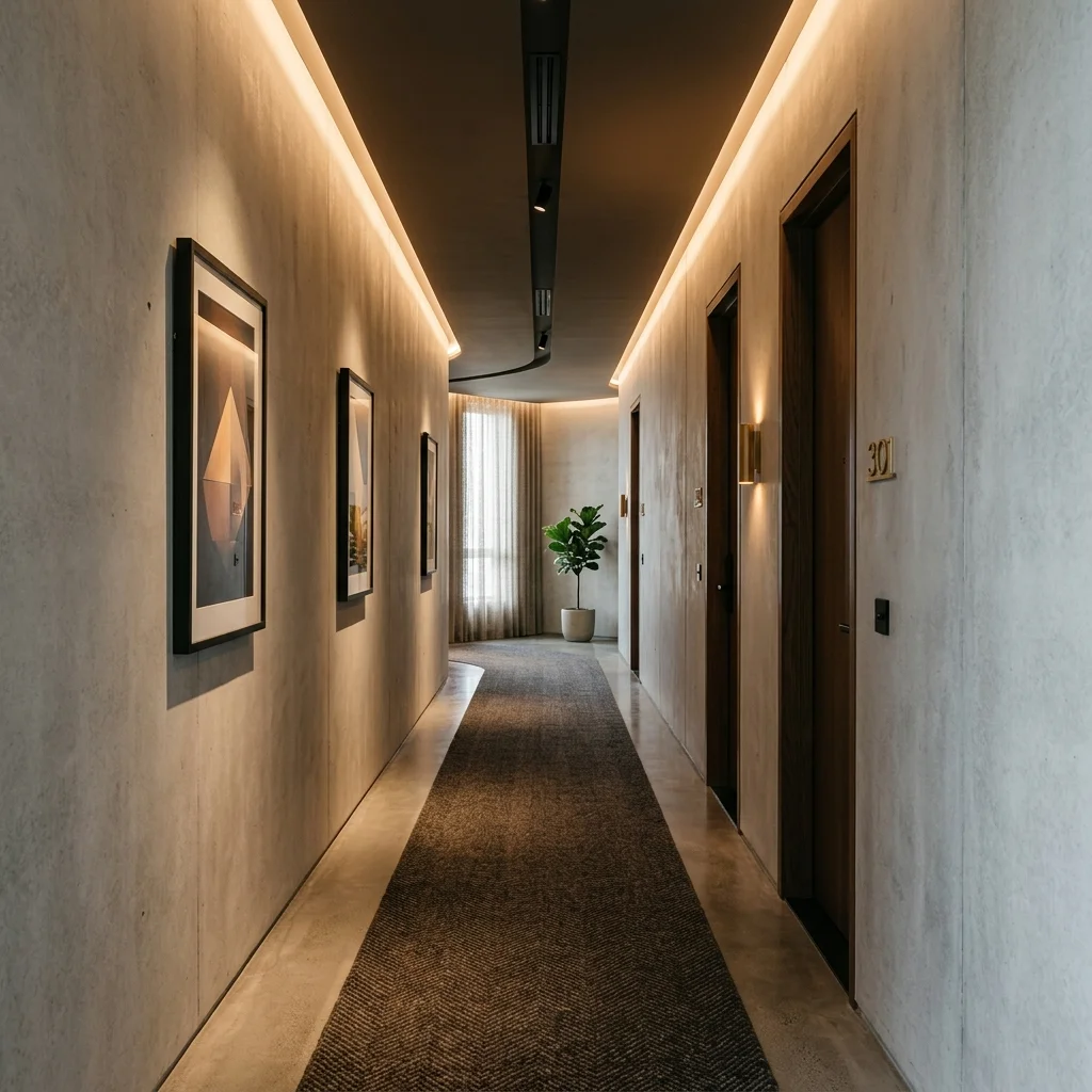 GOGER five-star hotel corridor interior