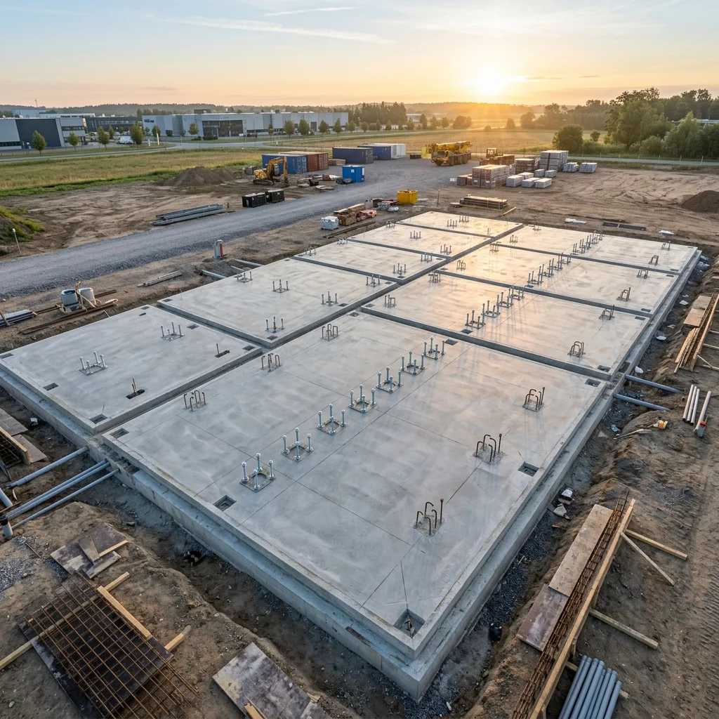 GOGER panel foundation construction step