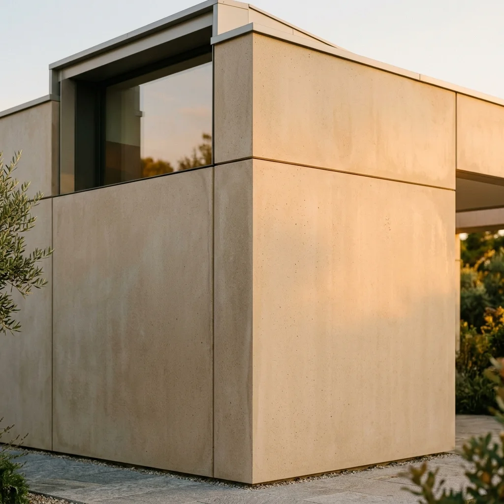 GOGER villa facade — architectural detail